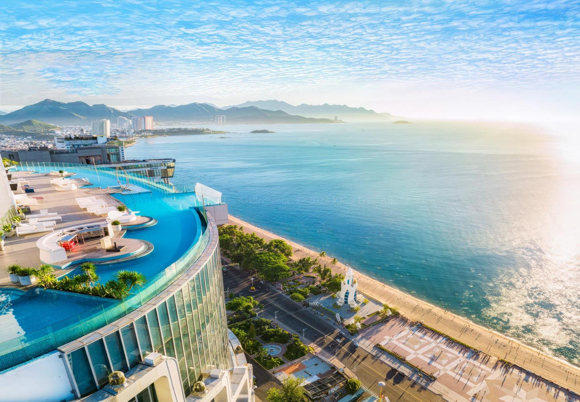 Jk.Boutique Oceanfront Panorama Residence ニャチャン エクステリア 写真