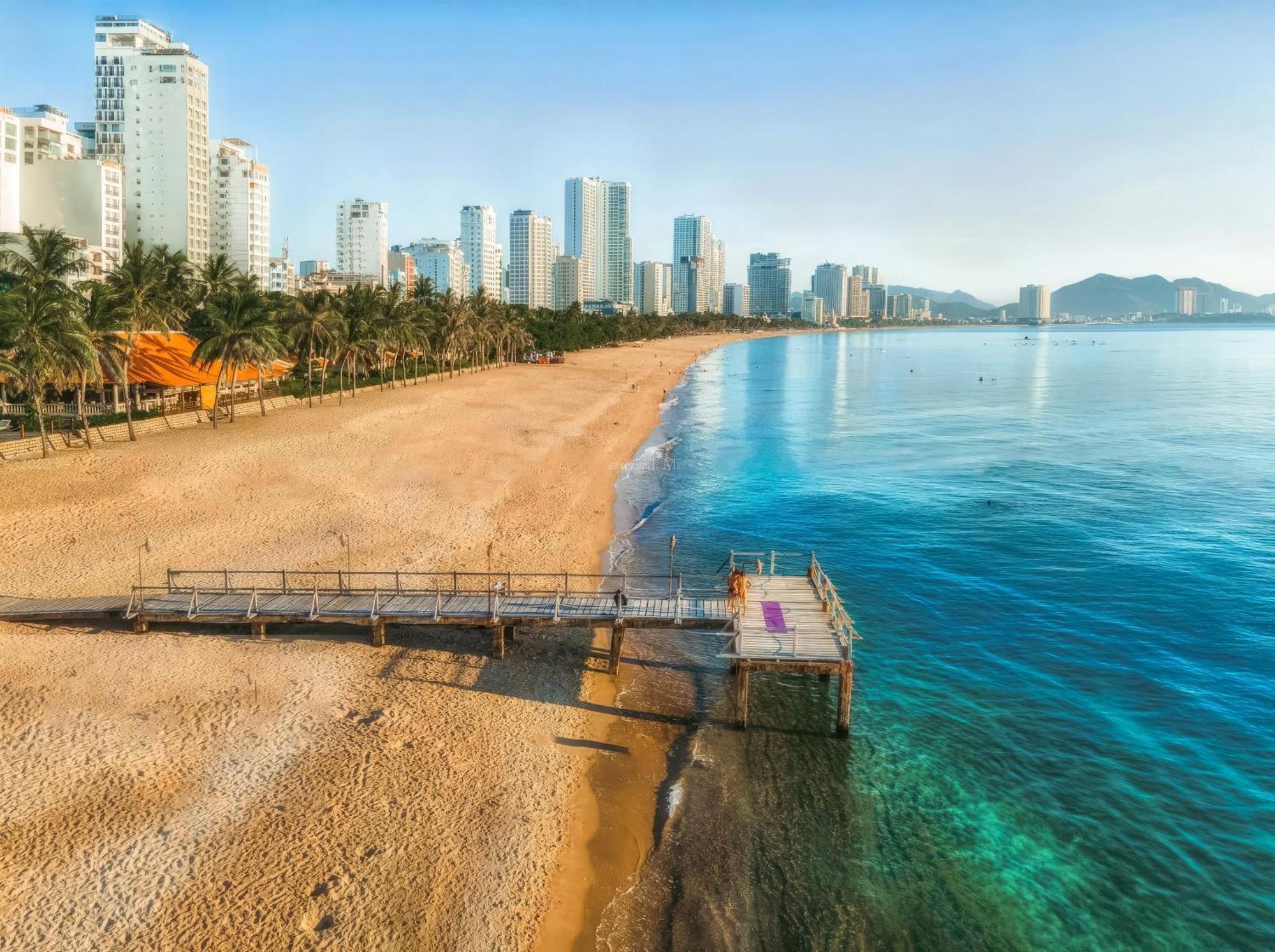 Jk.Boutique Oceanfront Panorama Residence ニャチャン エクステリア 写真