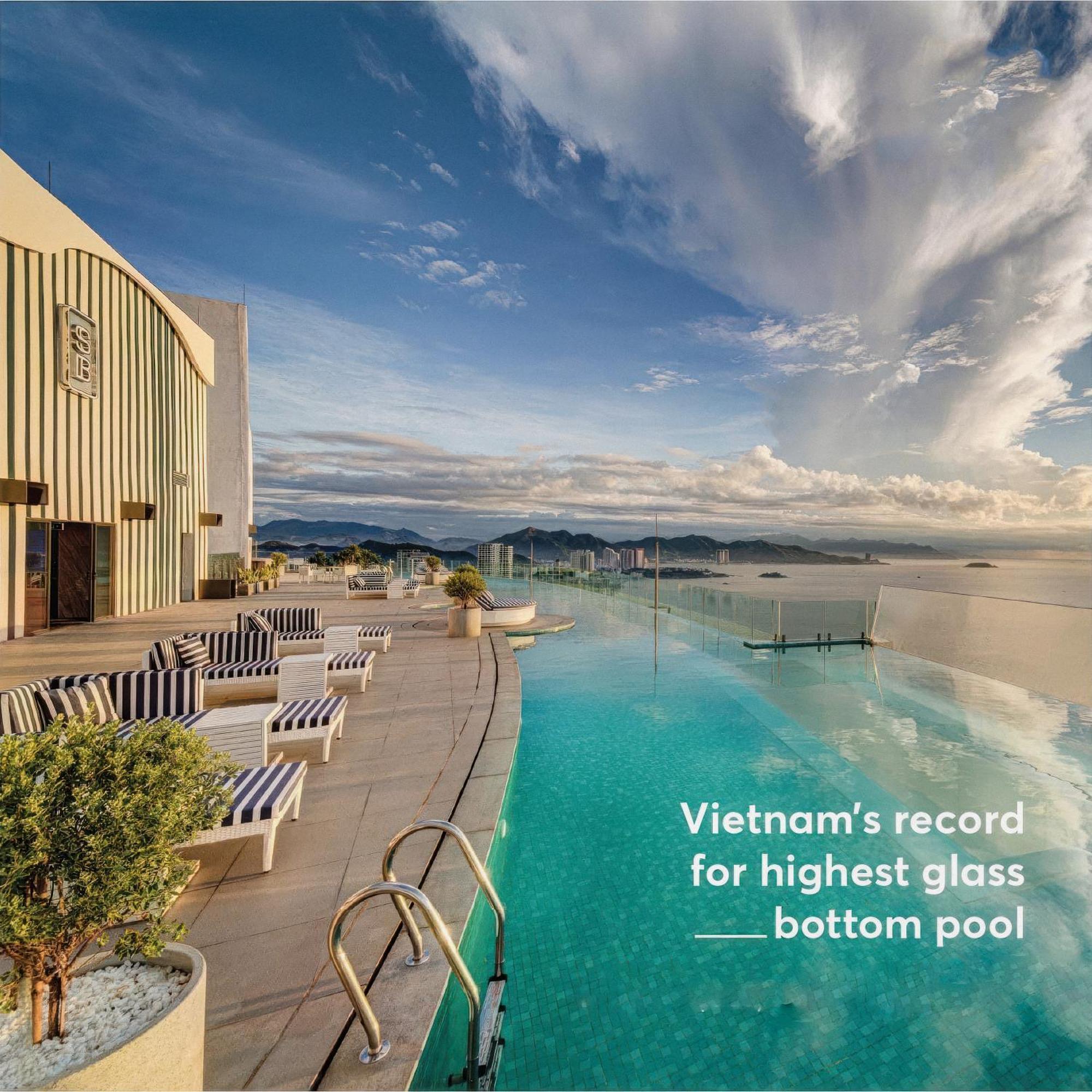 Jk.Boutique Oceanfront Panorama Residence ニャチャン エクステリア 写真