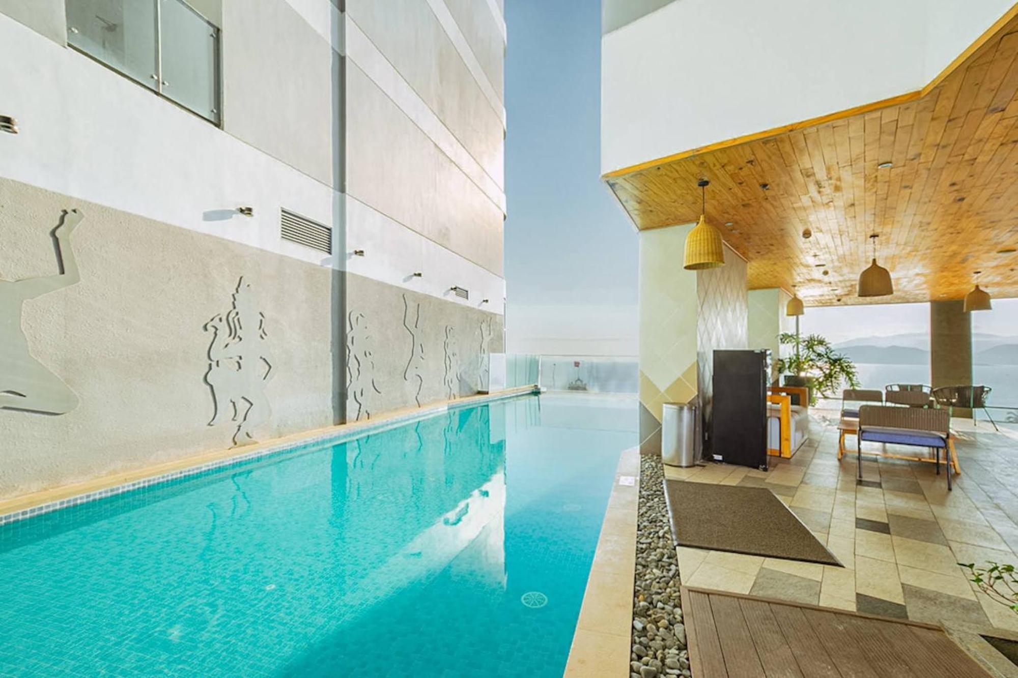 Jk.Boutique Oceanfront Panorama Residence ニャチャン エクステリア 写真
